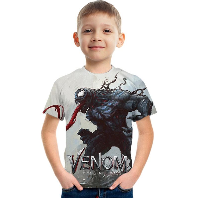 T-shirt boy children anime short sleeved fashionable casual top