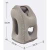 New Pattern Inflatable Travel Pillow Portable Chin Support Neck Pillow for Airplane Car Bus Train Office Nap Rest Support Pillow