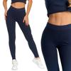 Women's Cotton Leggings with Wide Elastic Waistband Fit Elastic MORAJ S NAVY