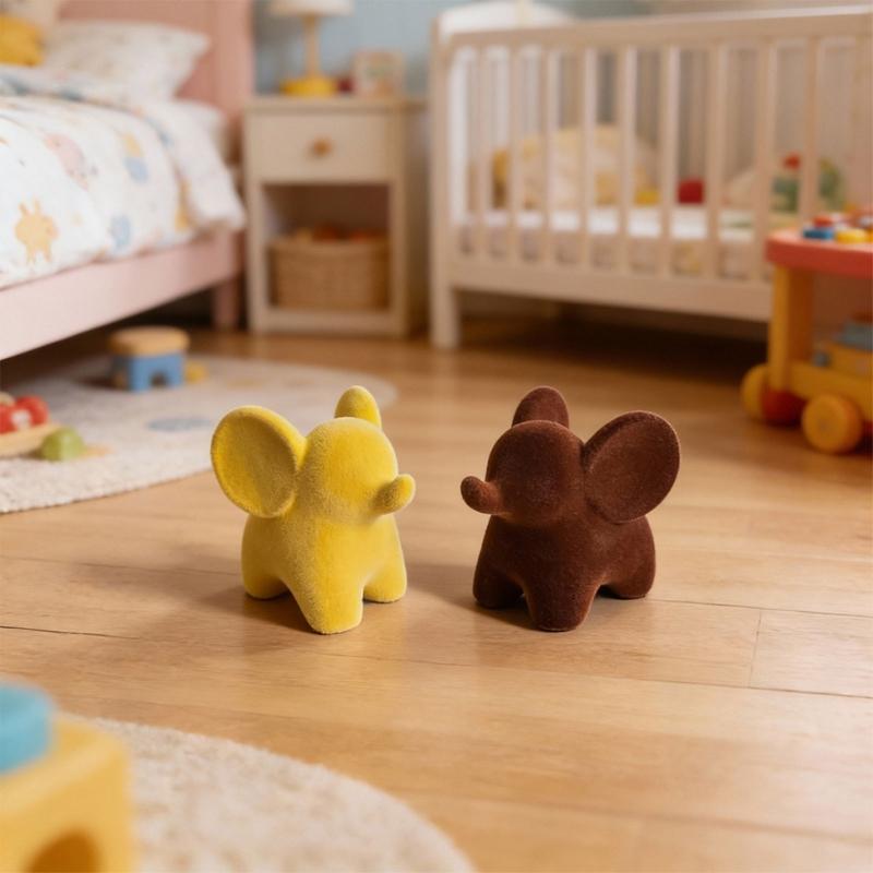 Resin Elephant Figurines Elephant Statues Animal Sculptures Collectibles Table Ornament for Home Office Decorations