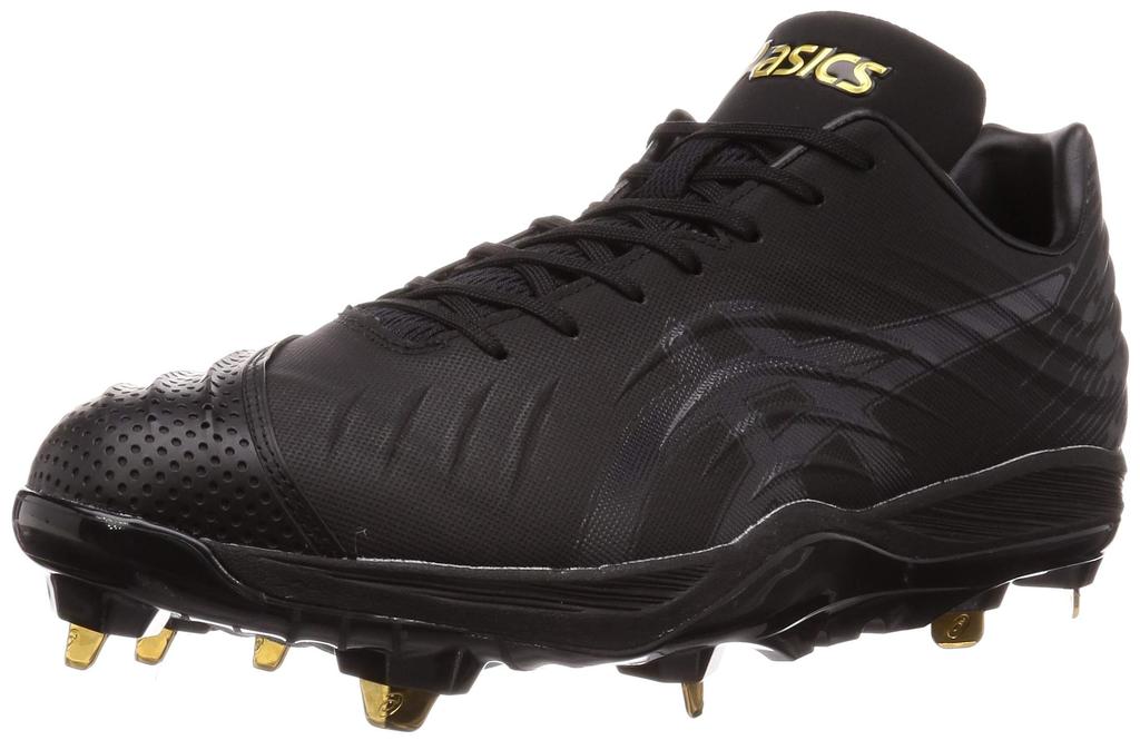 Baseball Metal Spike Shoes Speed Axel SM Cm [Asics] Black/Black 27.5