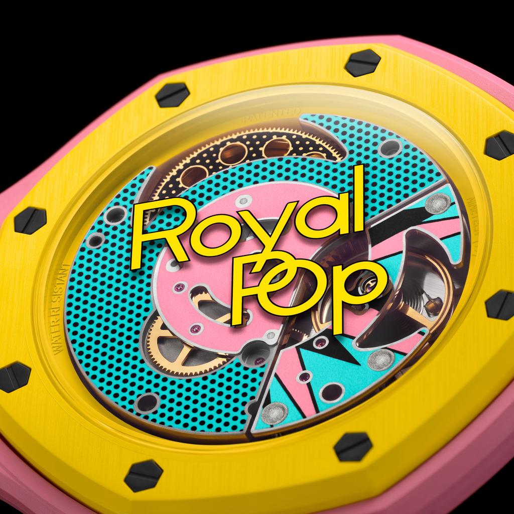 Swatch X Audemars Piguet Royal Pop Lépine Huit Białe Zegarki Unisex Białe SSX03W100N
