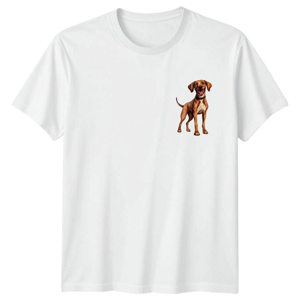 Happy Dog Illustration Dogs Animals Unisexs TShirt Unisexs Tee Graphic Unisex Top S