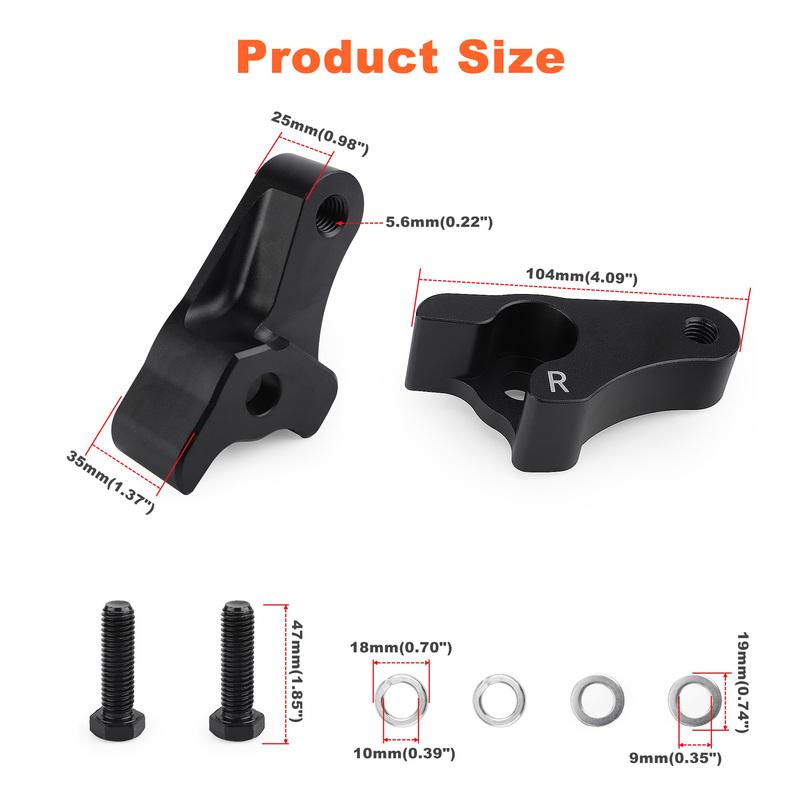 2 Inch Shock Absorber Rear Suspension Bracket Lowering Link Kit For 2002-2023 Harley Davidson Touring Models
