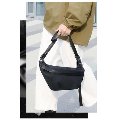 Bærbar herreveske Oblique Cross Commuter Bag Mailman Ridebag Motorsykkelryggsekk Sportsskulderveske