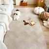 Pure Cotton Nordic Simple Cotton Washed Cotton Floor Mat Household Living Room Carpet Bedside Mat Tatami Mat