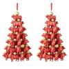 Stacking Animal Pendant Animal Christmas Tree Pendant 2D Acrylic Hanging Decoration for Xmas Tree Backpack Keychain Car
