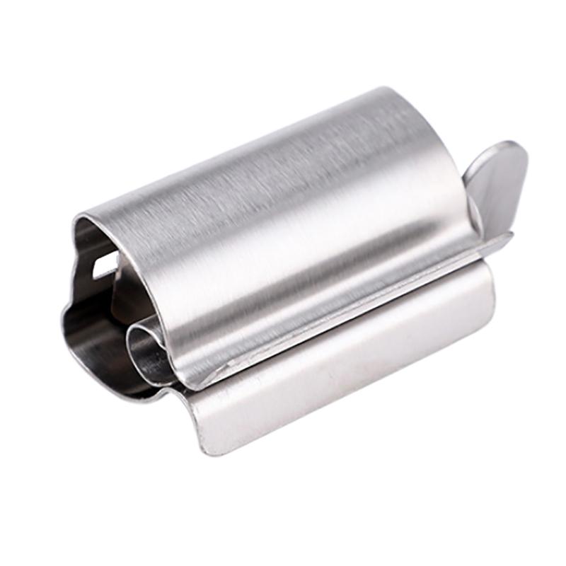 Kreativní lis na zubní pastu, jednoduchý váleček na zubní pastu z nerezové oceli, úsporný lis na zubní pastu, čisticí lis