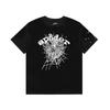 Spider Web Print Loose Fit Unisex Streetwear Short Sleeve T-Shirt Casual Cotton Tee Teens