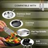 LMETJMA Metal Spatula Turner Set Stainless Steel Griddle Scraper Flat Spatula Pancake Flipper Hamburger Turner Pancake Flipper