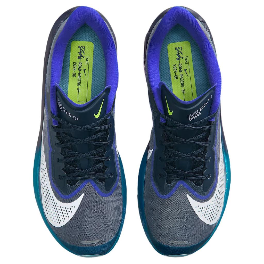 Nike Zoom Fly 6 ZoomX Foam Casual Marathon Running Shoes Men's Blue White FN8454-403