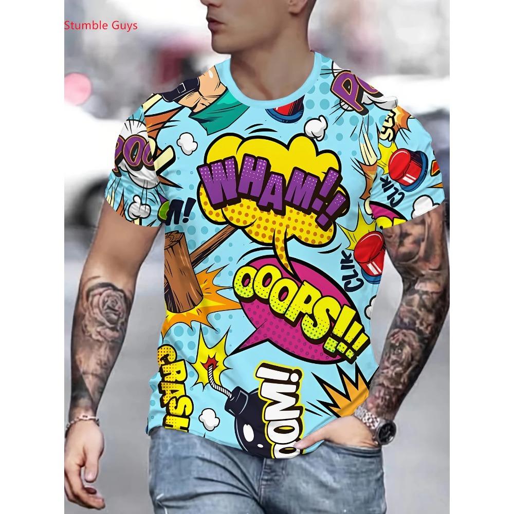 

Men s T-shirt Fashion Casual Short Sleeve 6XL