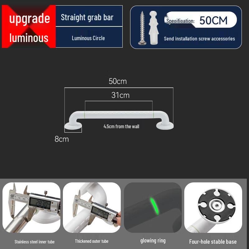 Stainless Steel Bathroom Safety Grab Bar