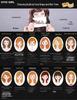 70cm Long Curly High-Temperature Silk Multi-Color Cosplay Wig Air Curl Hair in Stock