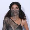 Grenzüberschreitende Mode Strass Pflaumenblüte Quaste Party Maske