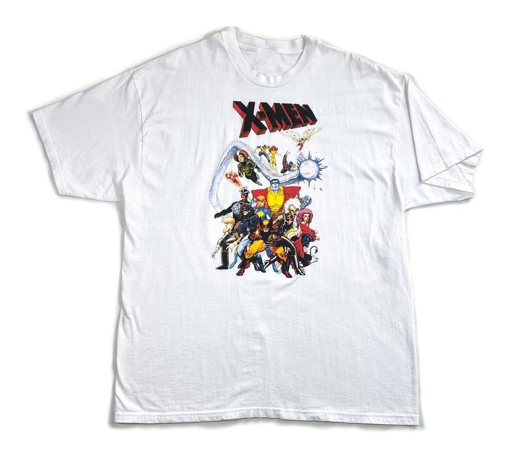 НОВАЯ футболка 2000 Marvel Comics X-MEN Размеры S-5XL Comfort Colors Репринт Унисекс S