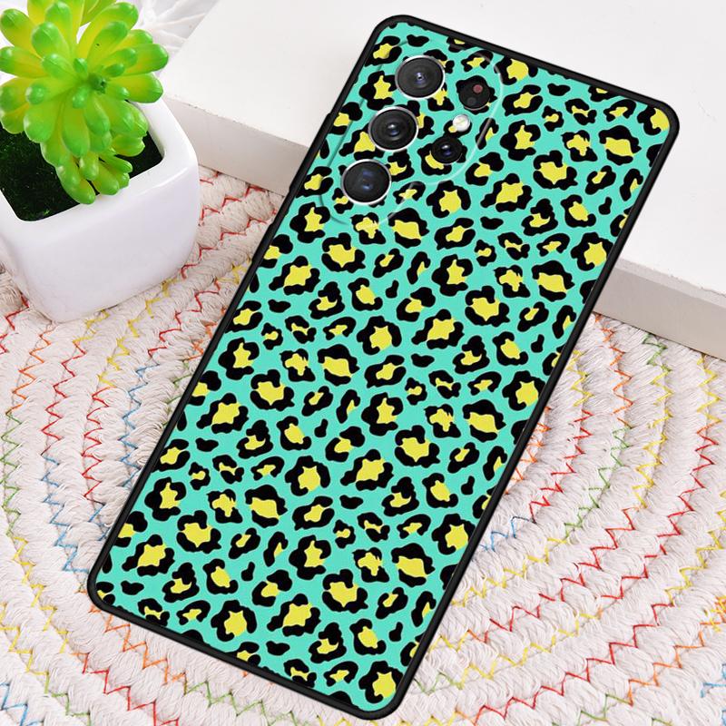 Fashion Tiger Leopard Phone Case for Samsung Galaxy Note 10 Pro S26 Ultra S23 S24 FE S25 S21 S22 PLUS Shockproof Cove