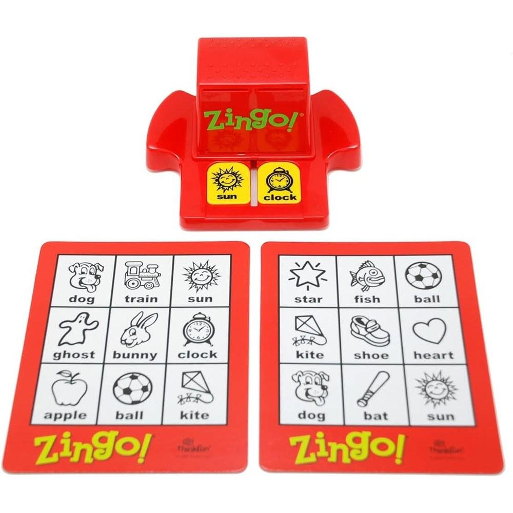 ThinkFun Jingo Bingo Action Game 7700 Indoor Play for Ages 4+ Brain Training Concentration Gift for Boys and Girls