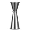 Stainless Steel 30/60ml Measuring Cup Double Ended Curled Edge Cocktails Graduated Measure Device Home Bar High-end Wine Utensil