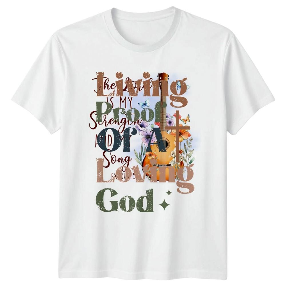 Living Proof Of A Loving TShirt Boho Christian Religious Religious Gift S