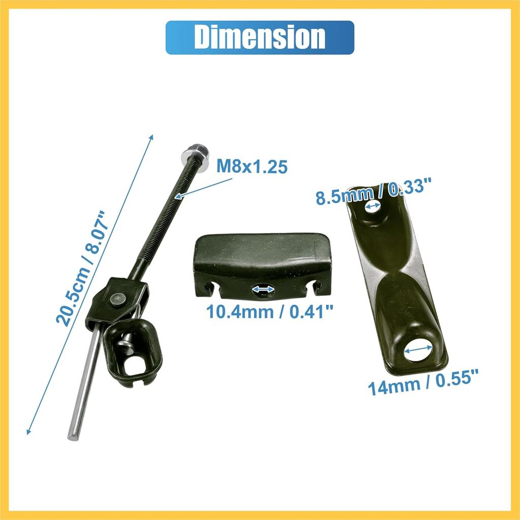 1 Set Parking Brake Cable Adjuster for Ram 1500 2500 3500 for Jeep Grand Cherokee Wrangler for Dodge for Ram 1500 2500 3500 No.52008437AC/52009527
