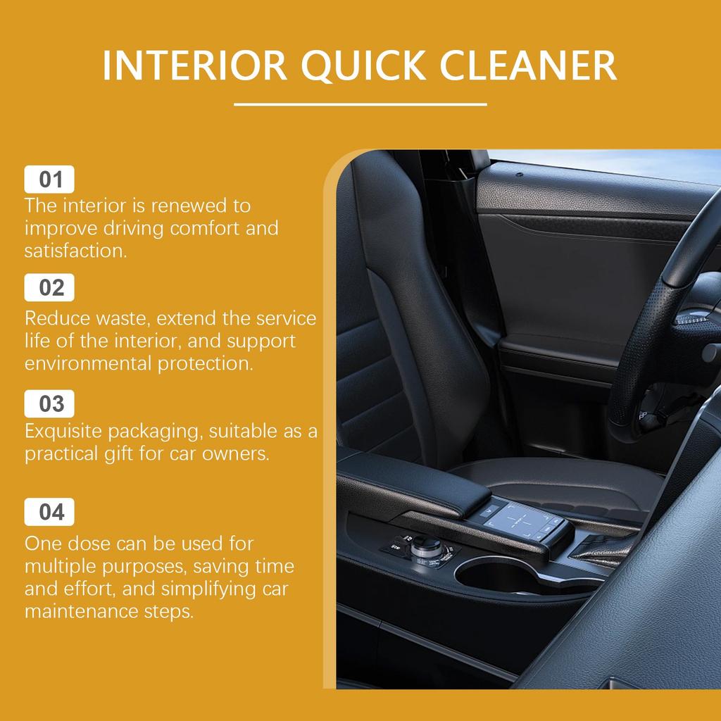 Car Interior Cleaning Agent Car Stain Cleaning Agent Daily Maintenance Cleaning Agent 120ml