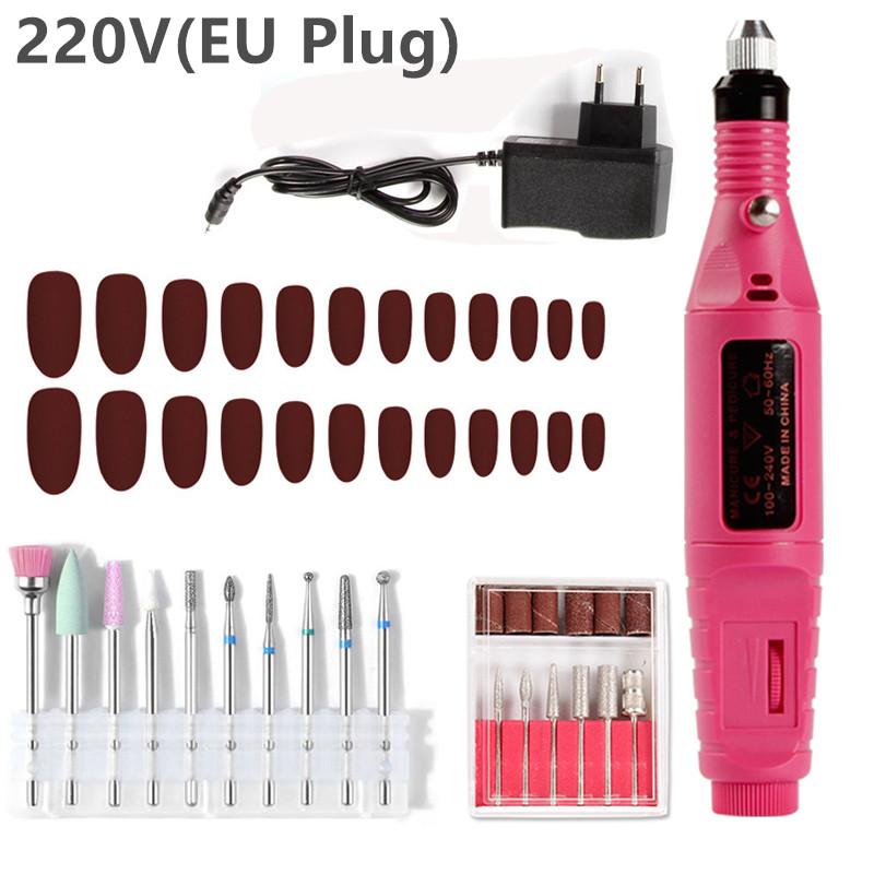 

Набор маникюрных машинок, набор электрических сверл для ногтей, фреза, наборы для дизайна ногтей