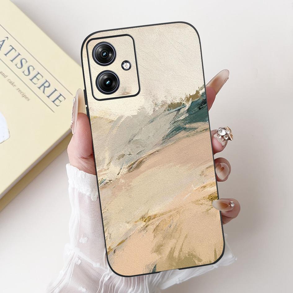 

For Motorola Moto G64 G54 5G Case Luxury TPU Soft Silicone Phone Back Cover For Moto G14 MotoG54 Power XT2343-1 Shockproof Funda Moto G64