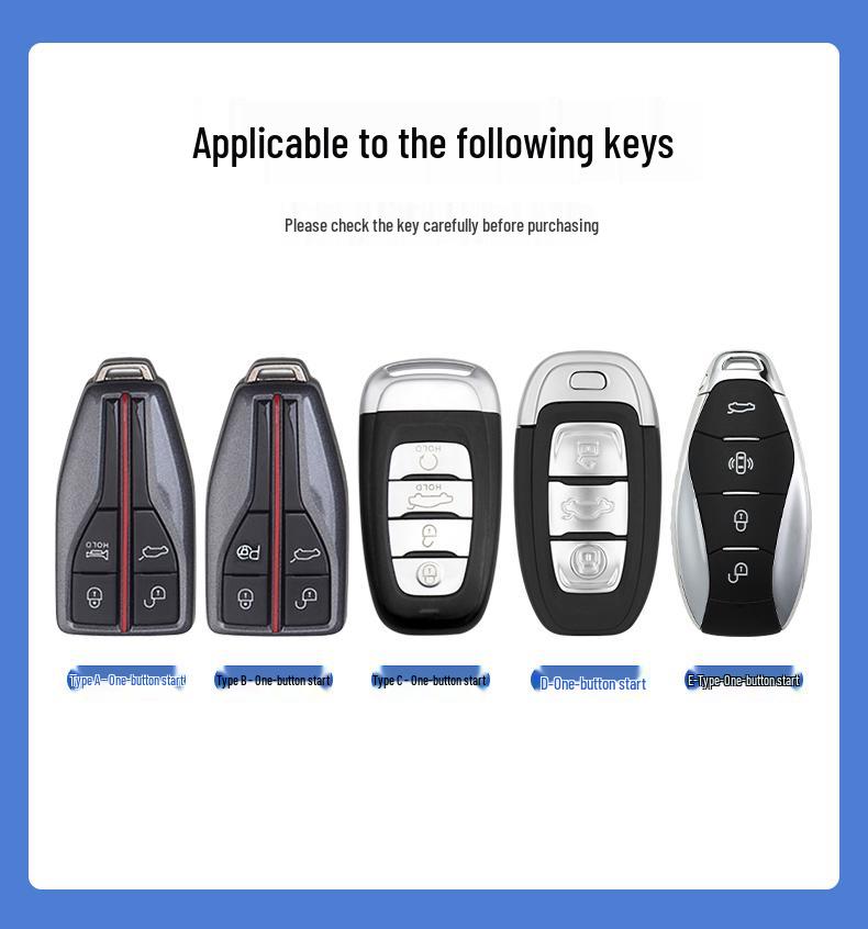 

Чехол для ключа Hongqi HS5 2023 - Высококлассный градиент для моделей 20-24 годов (H5, HS3, H9)