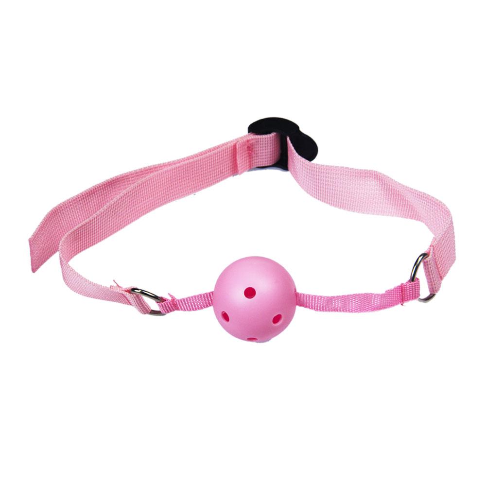 Bondage Gag Boutique Beginners Sex Toys Hollow Ball Mouth Oral Fixation Stuffed Adult Games For Couples