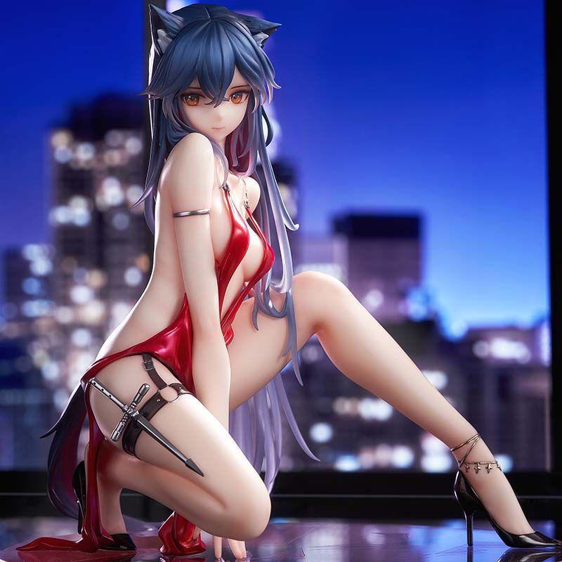 Arknights Texas Squatting Pose Anime Figure