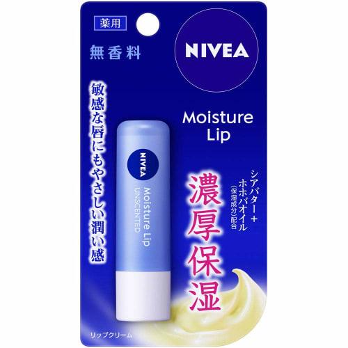 

[Оптовая закупка] Nivea Lip Care без запаха 3,9 г x 2 комплекта белого цвета