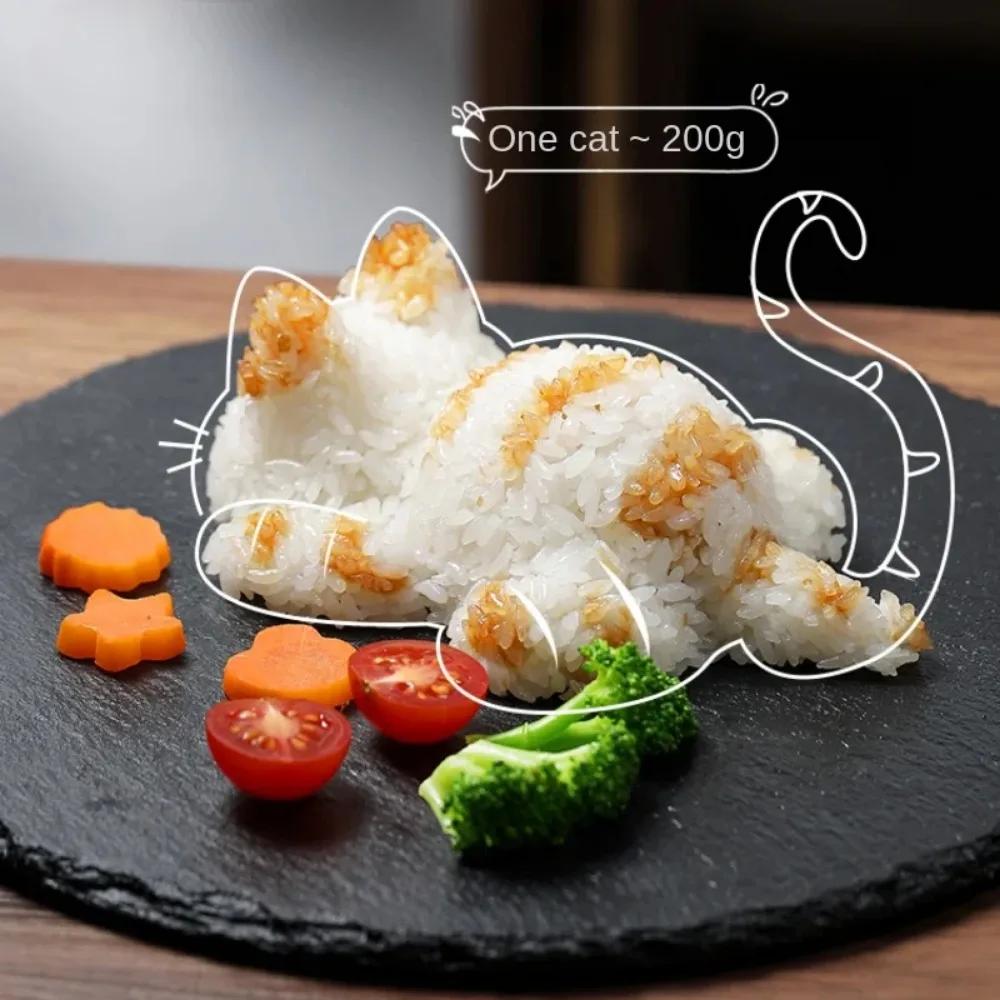 Cute Onigiri Molds Cat Animal Shape Sushi Kids Rice Mashed Potato Pumpkin Mash Baking Supplies Kitchen Gadgets