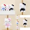 Adorable Plush Hello Kitty Keychain 13cm Cute Cat Backpack Accessory For Girls
