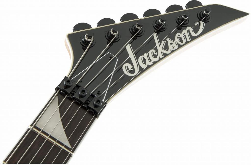 Series King V JS32 Amaranth Fingerboard Black with White Bevels Jackson Jackson/S
