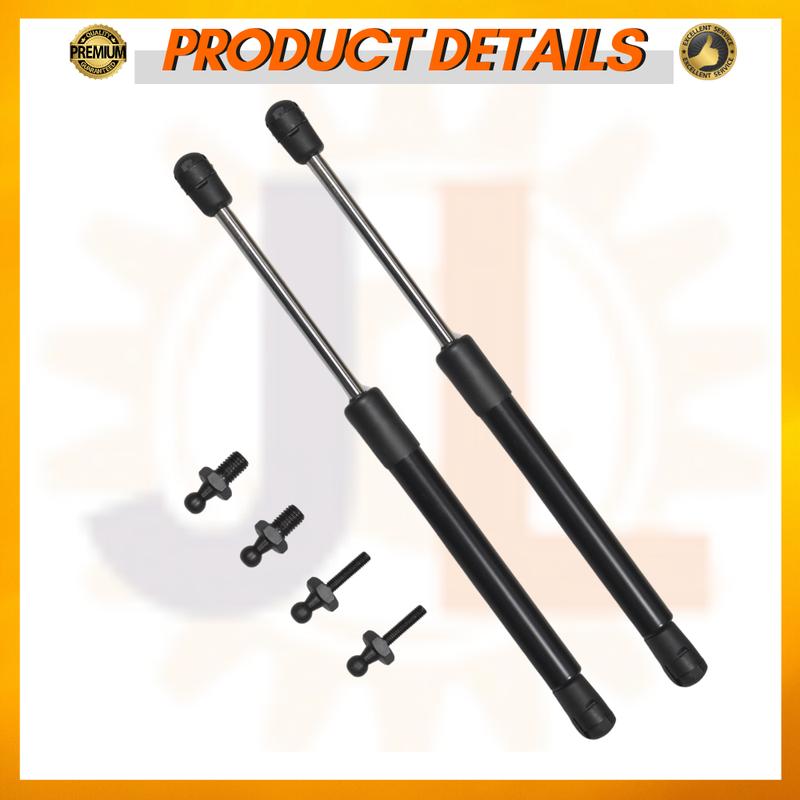 Qty(2) Trunk Struts for Ford Ranger T9 Pickup 2022-2025 Rear Tailgate Boot Lift Supports Gas Springs Shock Absorbers Dampers Bar