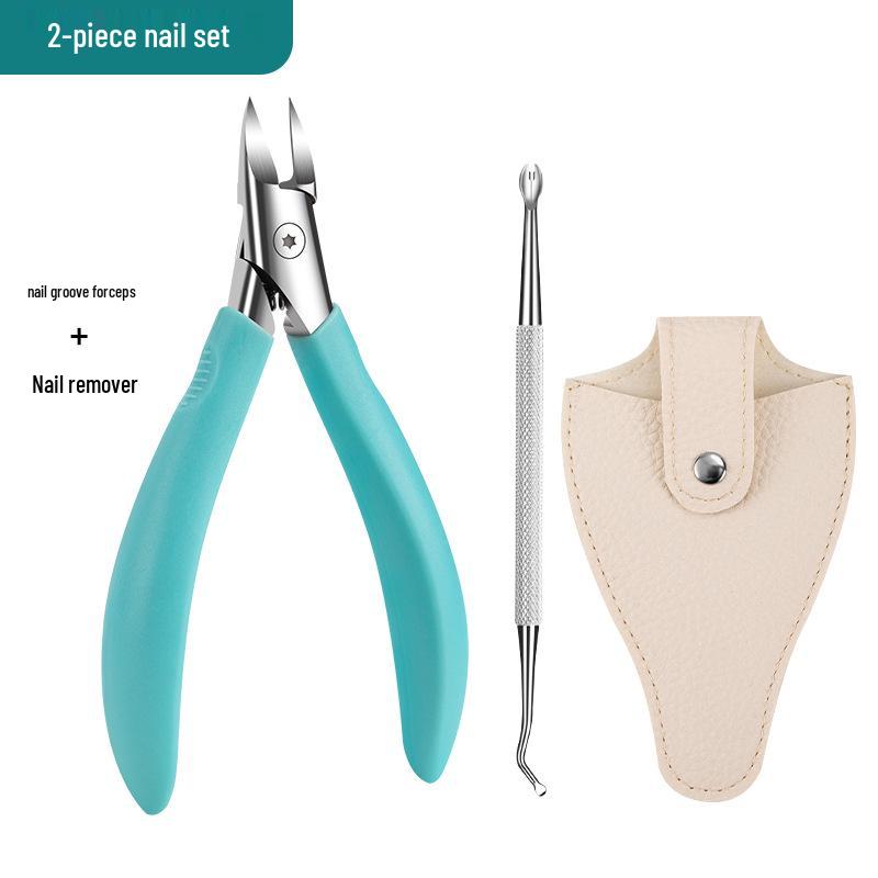 In Stock Toenail Clippers Set: Angled Tip, Eagle Beak Design for Ingrown Nails and Foot Care