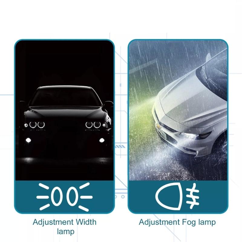 Auto Accessories for 1995-2003 Headlight Fog Lamp Main Light Switch Control 6240097 Head Lamp Control Switch