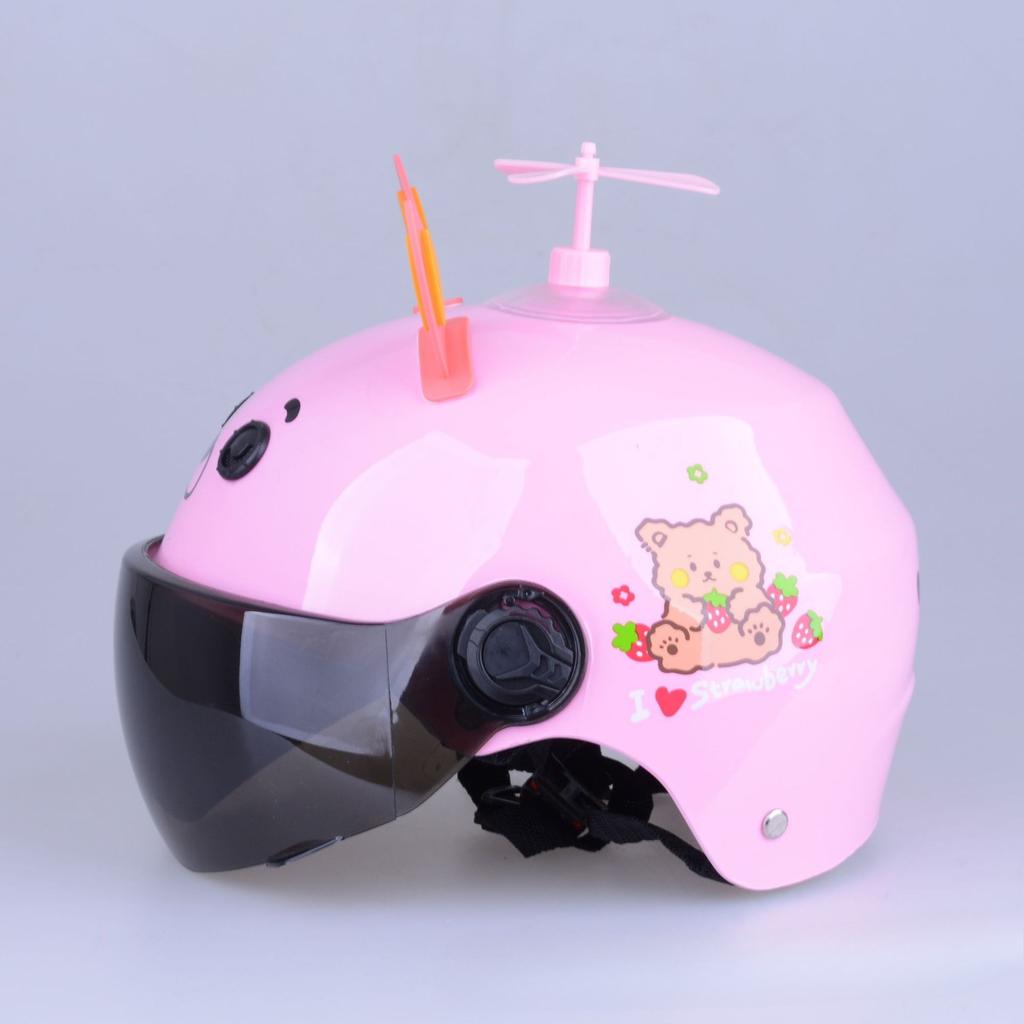 Children's Half Helmet Electric Vehicle Anti-fog Helmet Summer Full Helmet Boys and Girls Elementary School Helmet