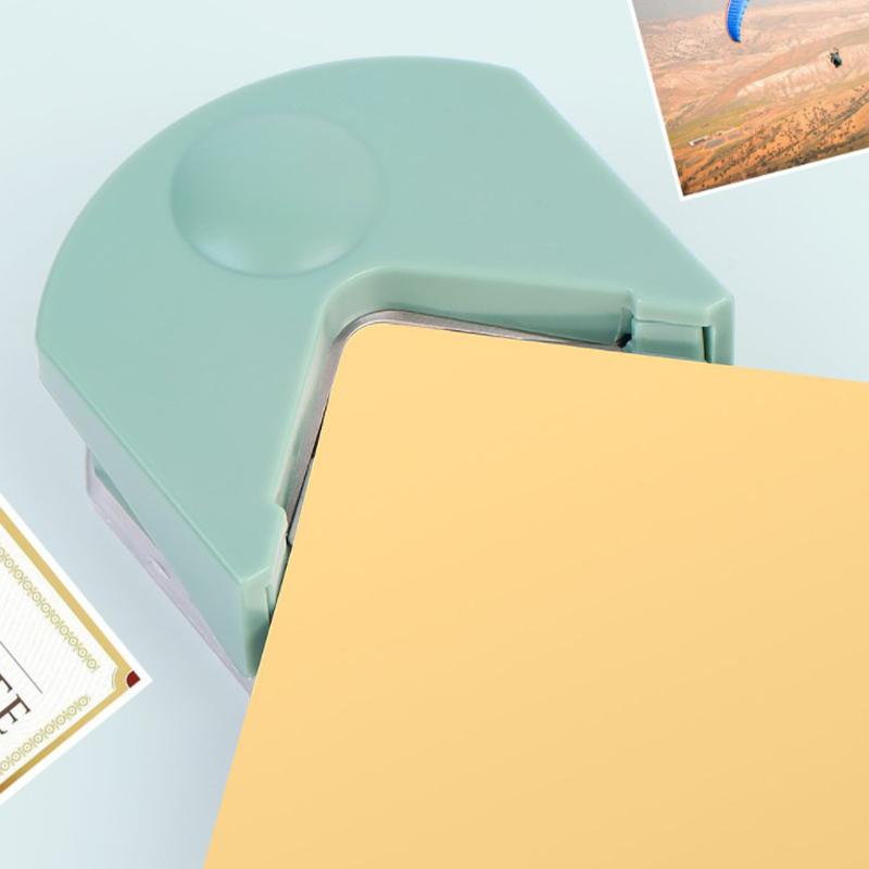 Corte de papel e arredondamento cortador de canto cortador de plástico pvc máquina fabricante de filme aparador de papel escritório empresa acessórios