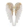 Sparkling Rhinestone Angel Wings Brooch Hand-Made Enamel Lapel Pin Brooch Elegant Brooch Pin  Women