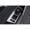 Silver Titanium Window Lift Panel Switch Cover Trim For VW Tiguan 2017-22 4PCS