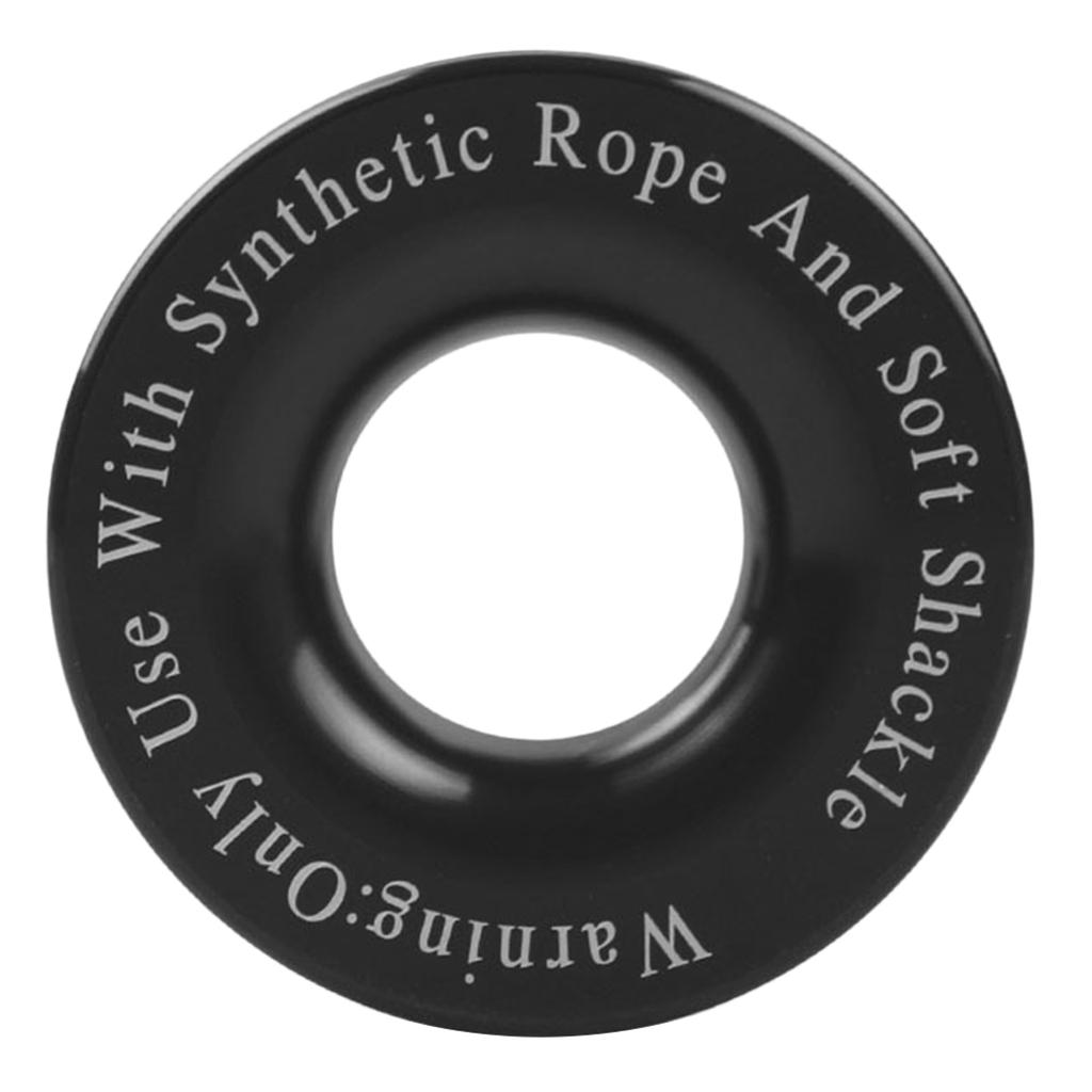 Portable Winch Snatchs Block Pulley Towing Rings Aluminum Alloy Snatchs Recovery Rings for SUV Truck Vehicle Towing