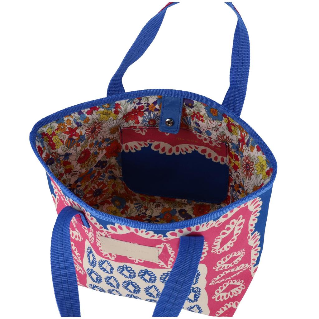 Tsumori Chisato Diamond Flower Handbag S Blue