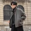 Men’s Double-Faced Wool Jacket - 2026 Winter Thick Stand-Up Collar Short Coat