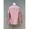 2024 Autumn New Arrival Delicate and Soft Pure Cotton Elegant Pink Shirt Casual Long Sleeves Polo Tops