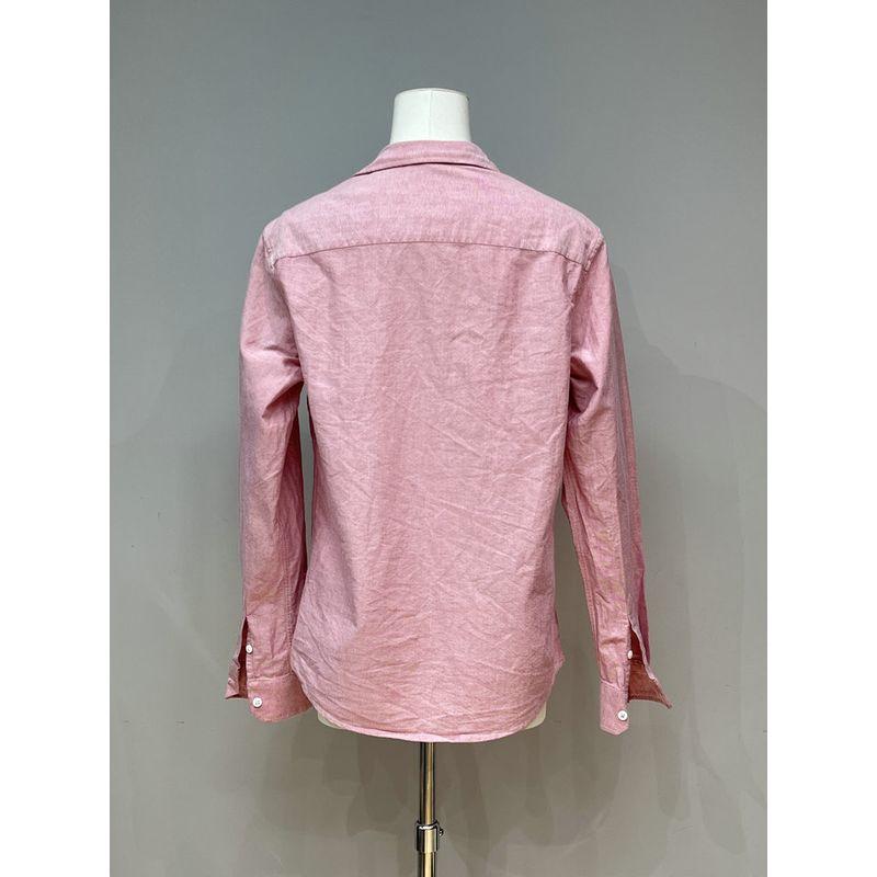 2024 Autumn New Arrival Delicate and Soft Pure Cotton Elegant Pink Shirt Casual Long Sleeves Polo Tops