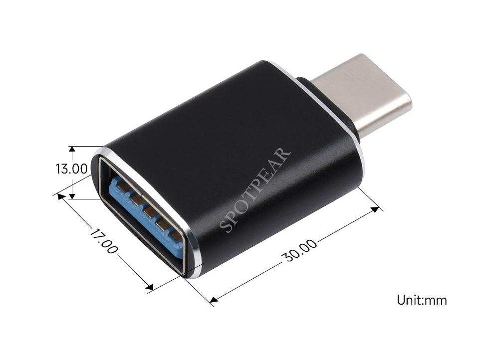 USB-C To USB 3.1 Adapter, 10Gbps Transfer, OTG Support