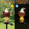 Waterproof Solar Eagle Garden Light Resin Ground Plug Lawn Lamps Garden Stake Light  Party
