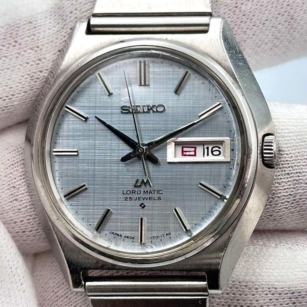 Used 1969 Seiko LM 5606-7010 Silk Grain, September 1969